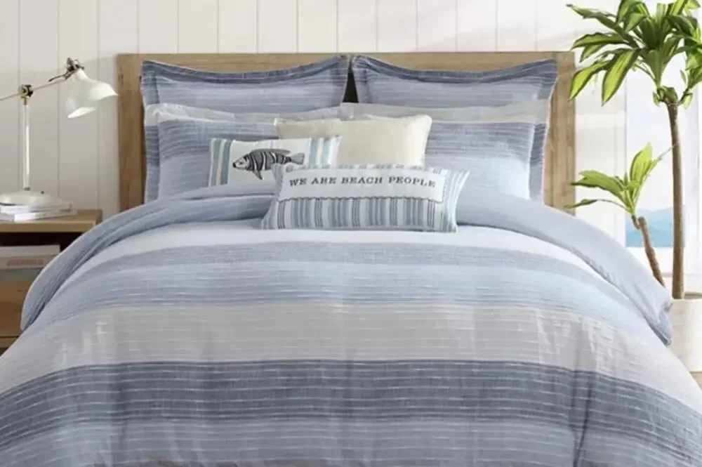 Levtex Home Duvet Set - Sand Stripes - Twin